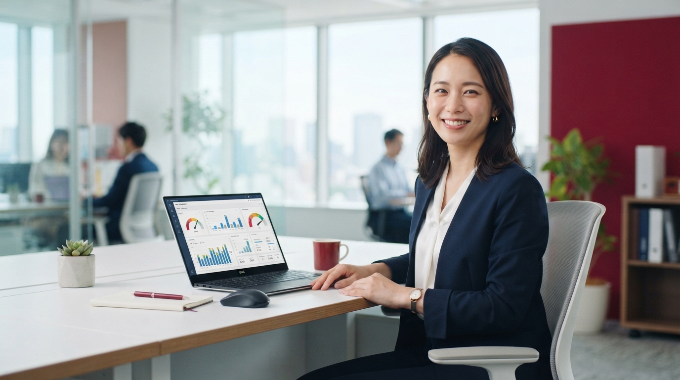 Firebaseで開発した独自CRMを使う社員