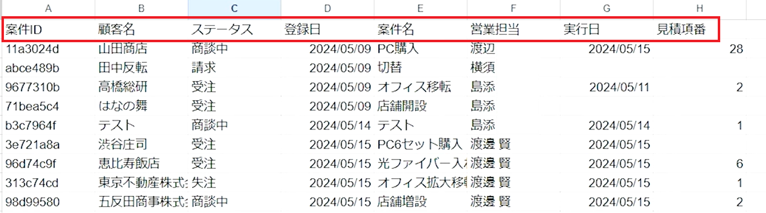 CRMアプリ 作成方法