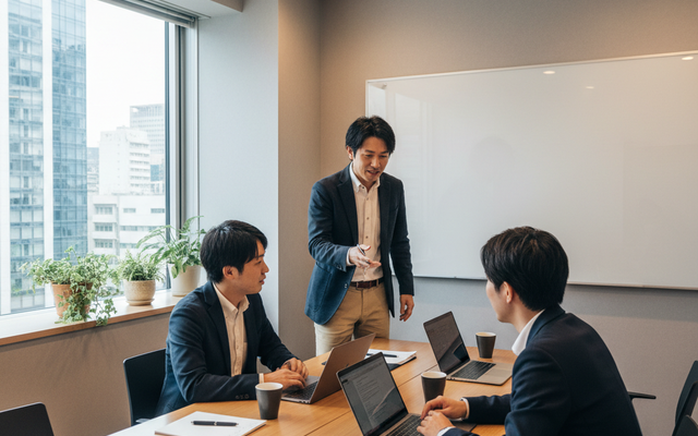 中小企業の社内会議