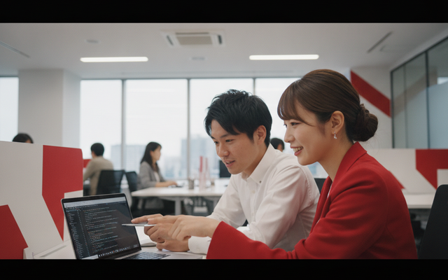 社内ITサポートの様子
