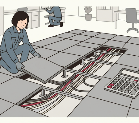 ＯＡフロアにする費用はいくら？