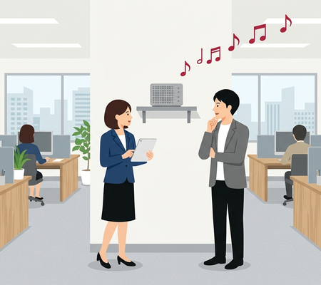 オフィスBGMで社内のコミュニケーションが活発になる？！