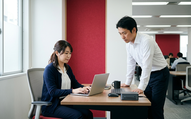 クラウドPCに接続する社員